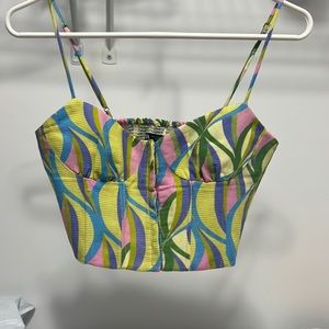 zara corset top